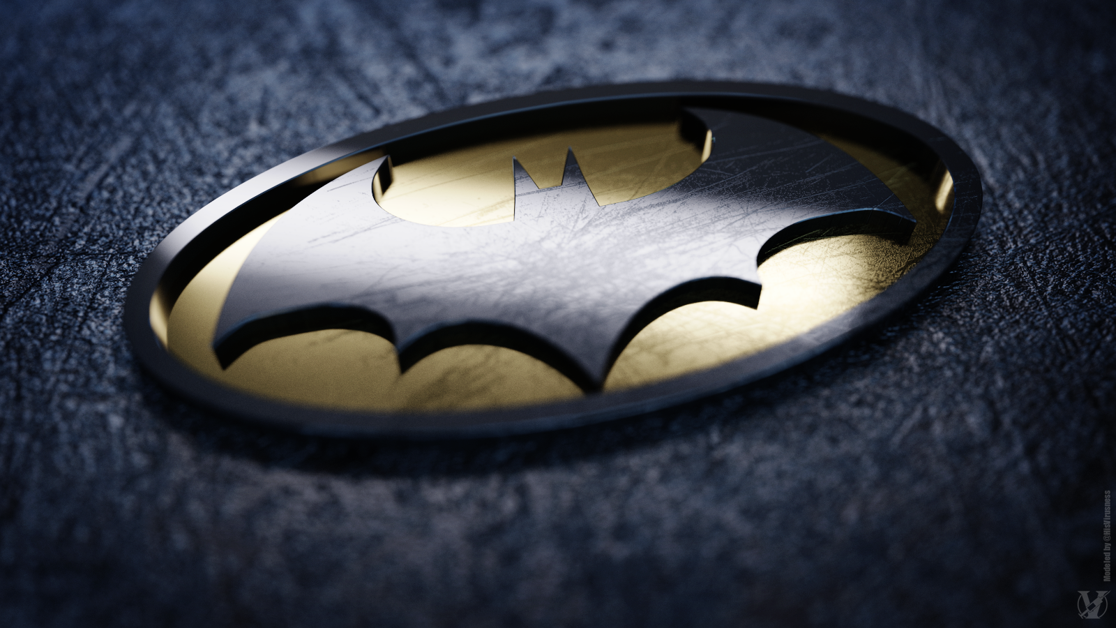 Batman 3D Logo 2