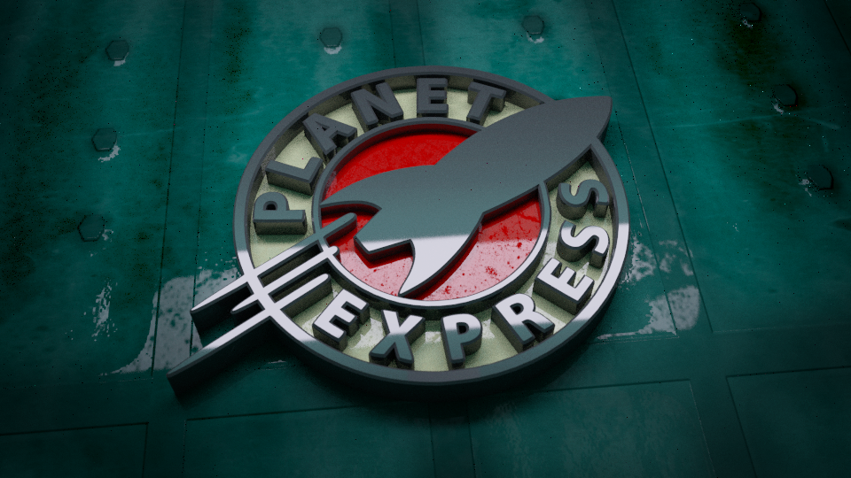 Planet Express 3D Logo