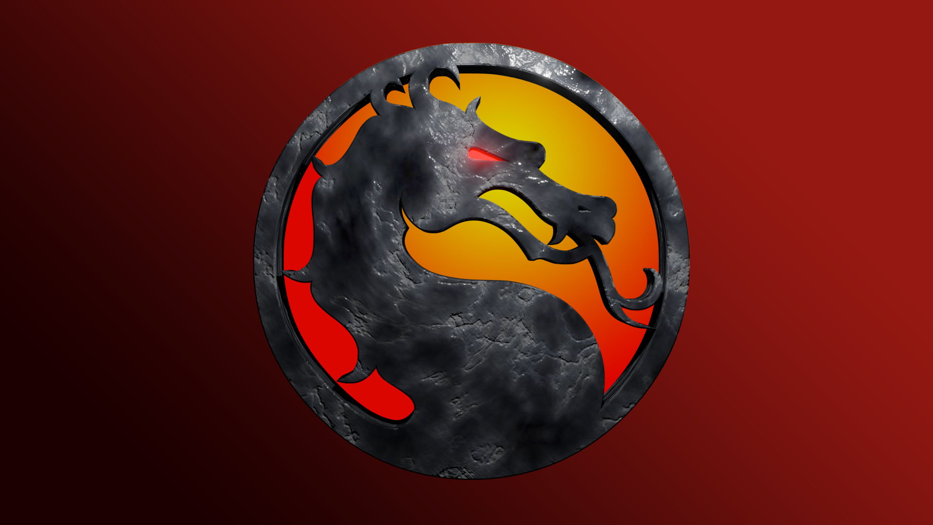Mortal Kombat 3D Logo 2